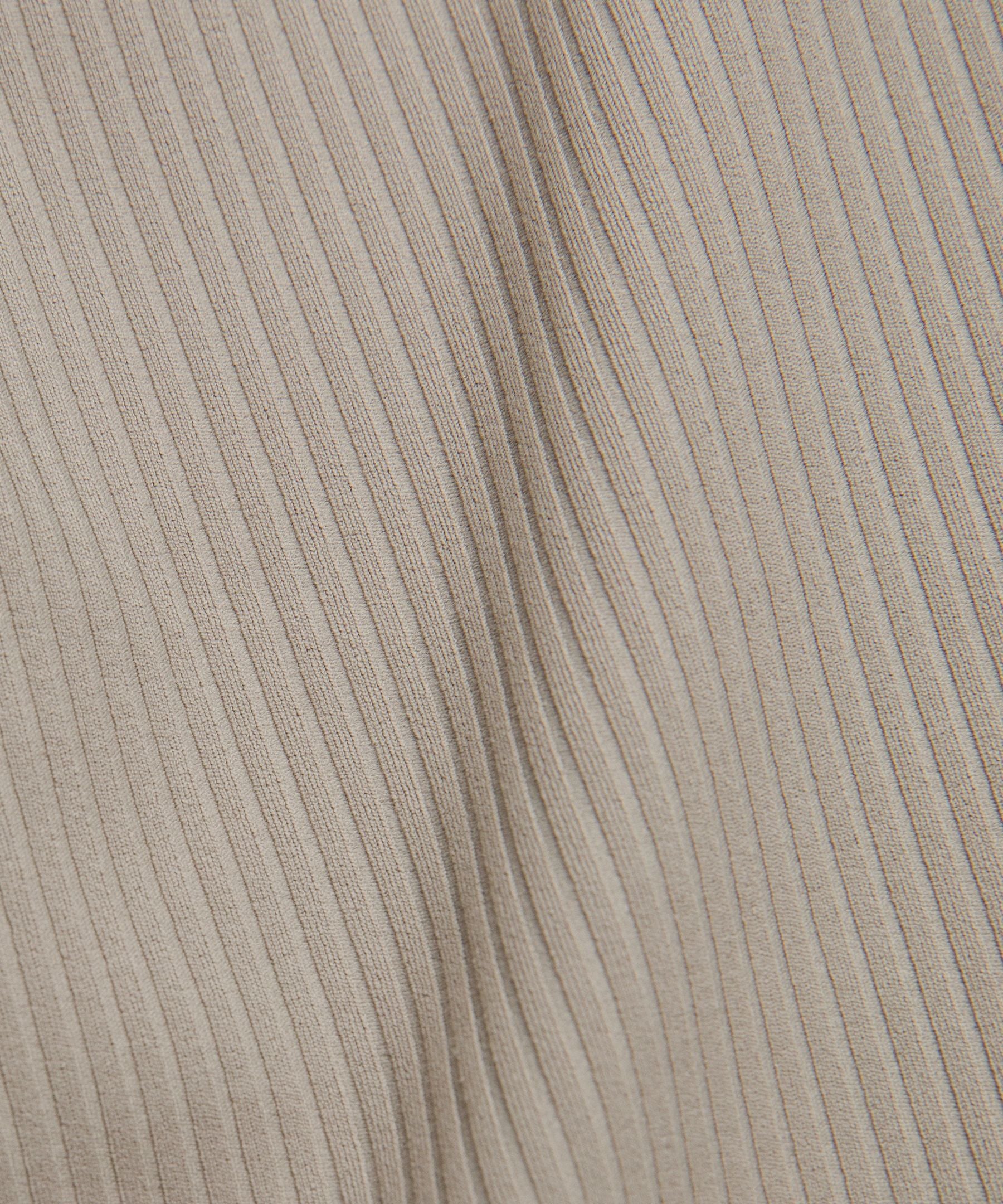 All Aligned Ribbed Long-Sleeve Henley Dress