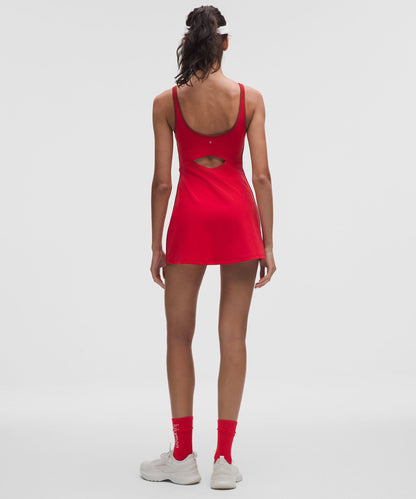 Scoop-Neck Cutout Tennis Dress