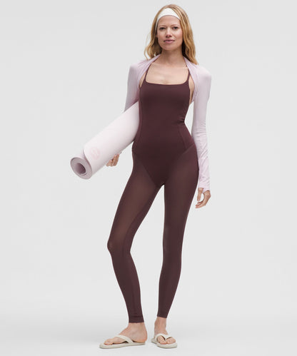 Nulu Mesh-Leg Bodysuit 28"