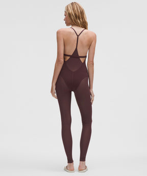 Nulu Mesh-Leg Bodysuit 28"