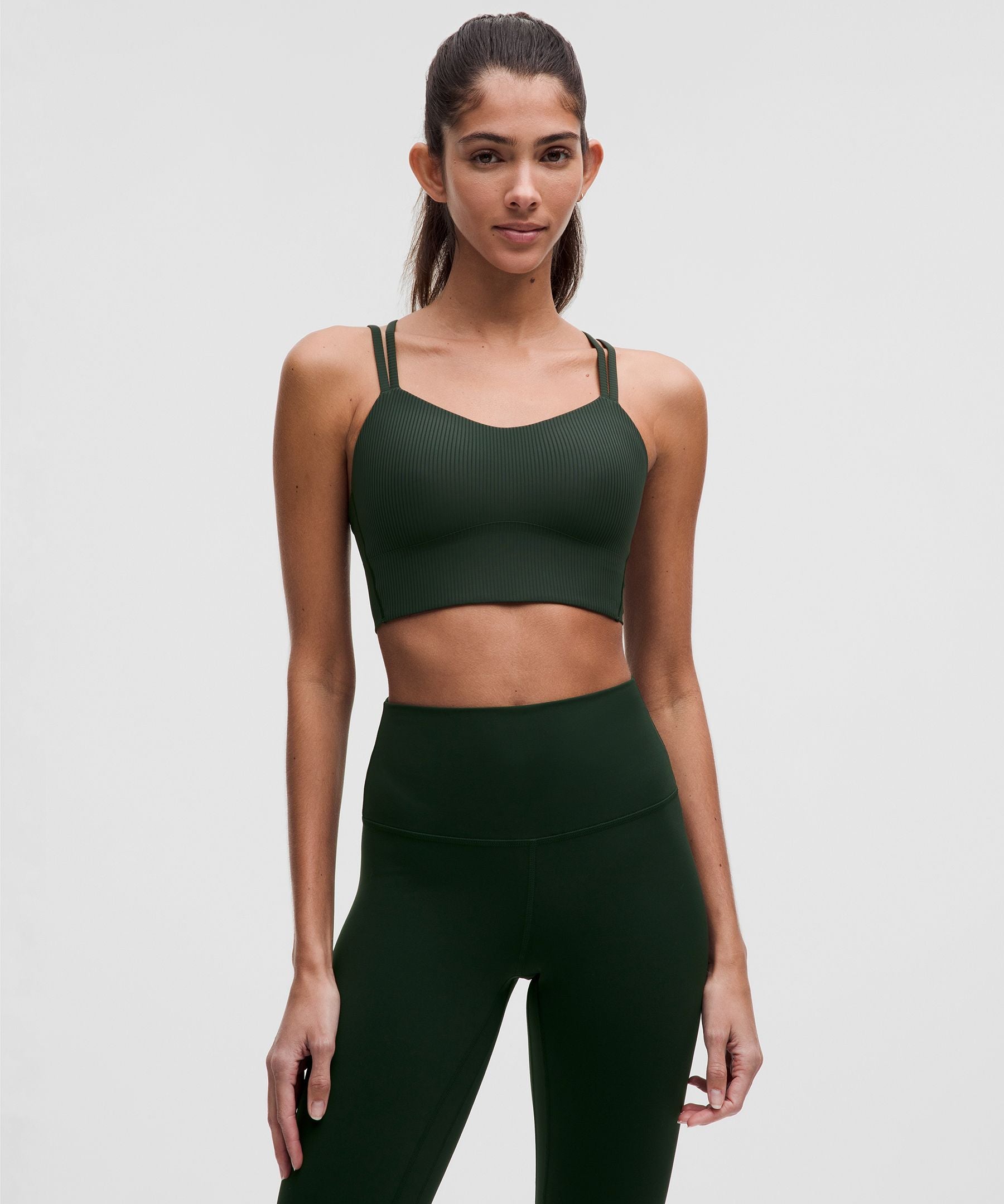 Like a Cloud Ribbed Longline Bra *Light Support, B/C Cup