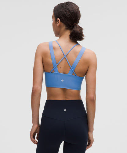 Like a Cloud Ribbed Longline Bra *Light Support, D/DD Cup