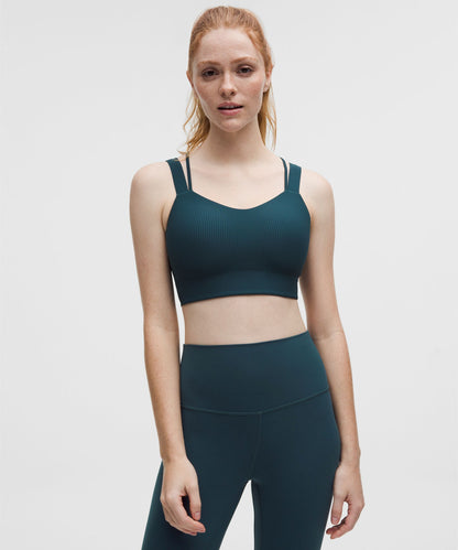 Like a Cloud Ribbed Longline Bra *Light Support, D/DD Cup