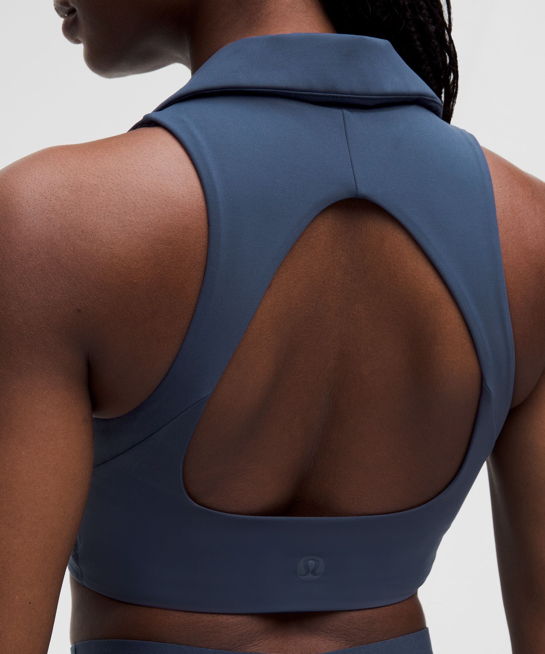 Collared Tennis Longline Bra *Medium Support, B/C Cup