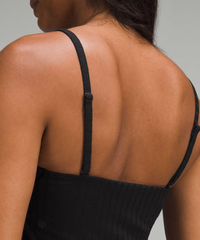 Ribbed Wool Bandeau Bralette