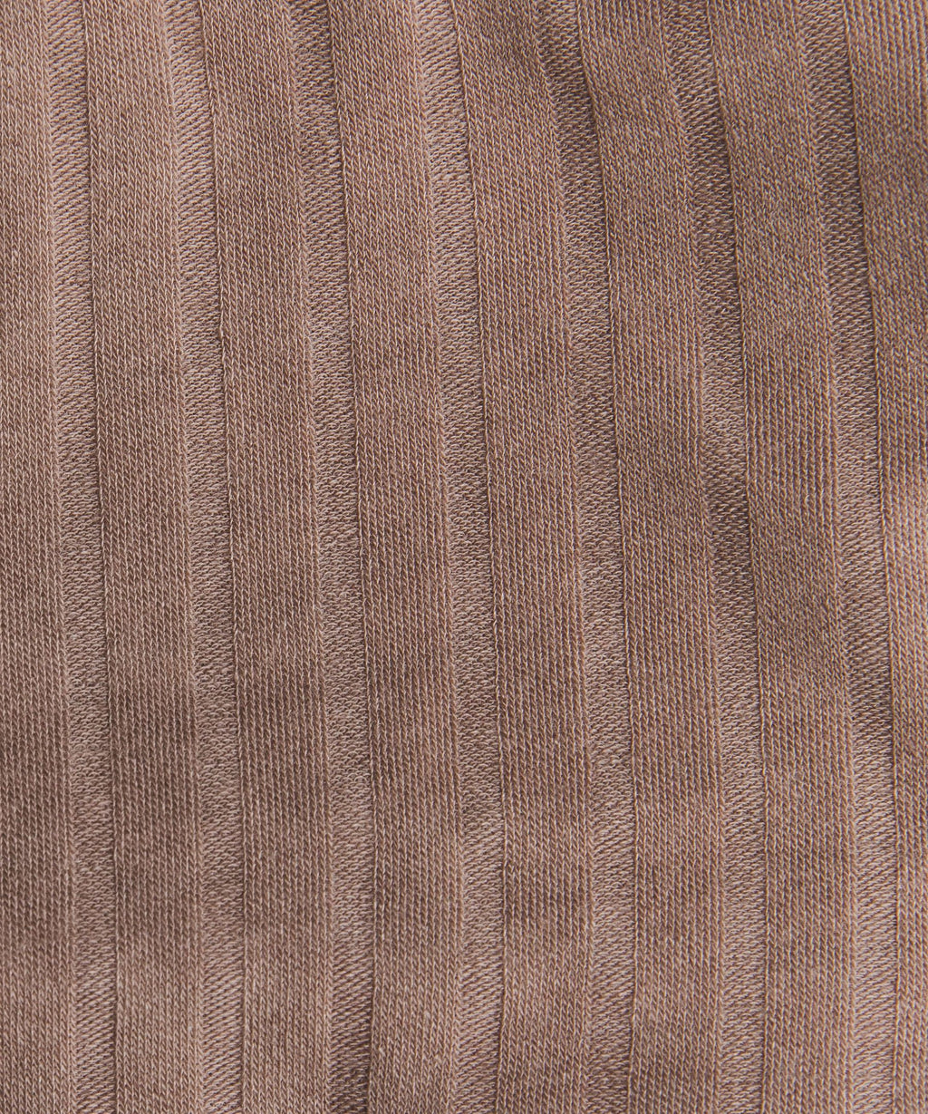 Ribbed Wool Bandeau Bralette