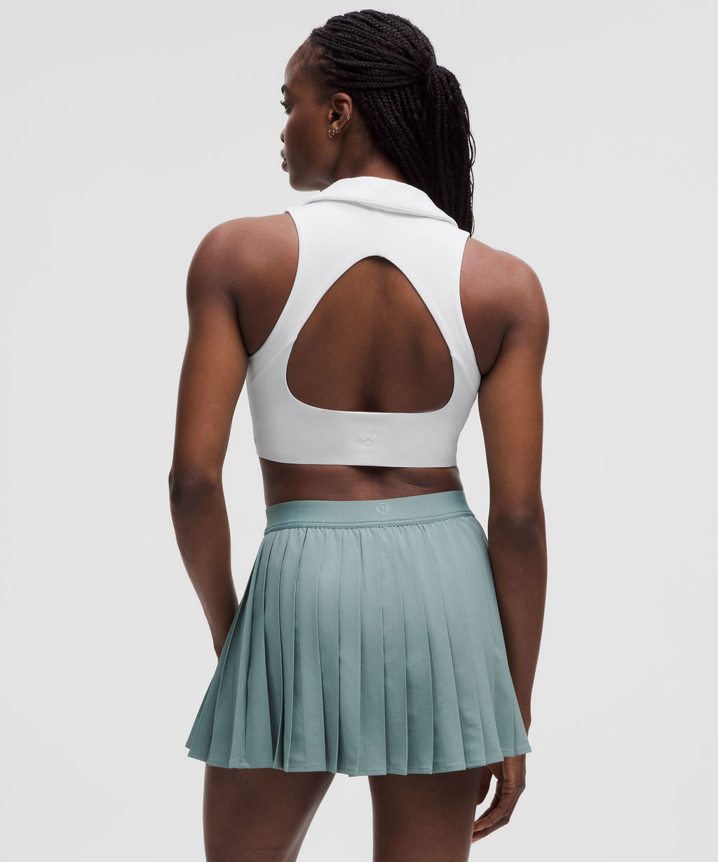 Collared Tennis Longline Bra *Medium Support, B/C Cup