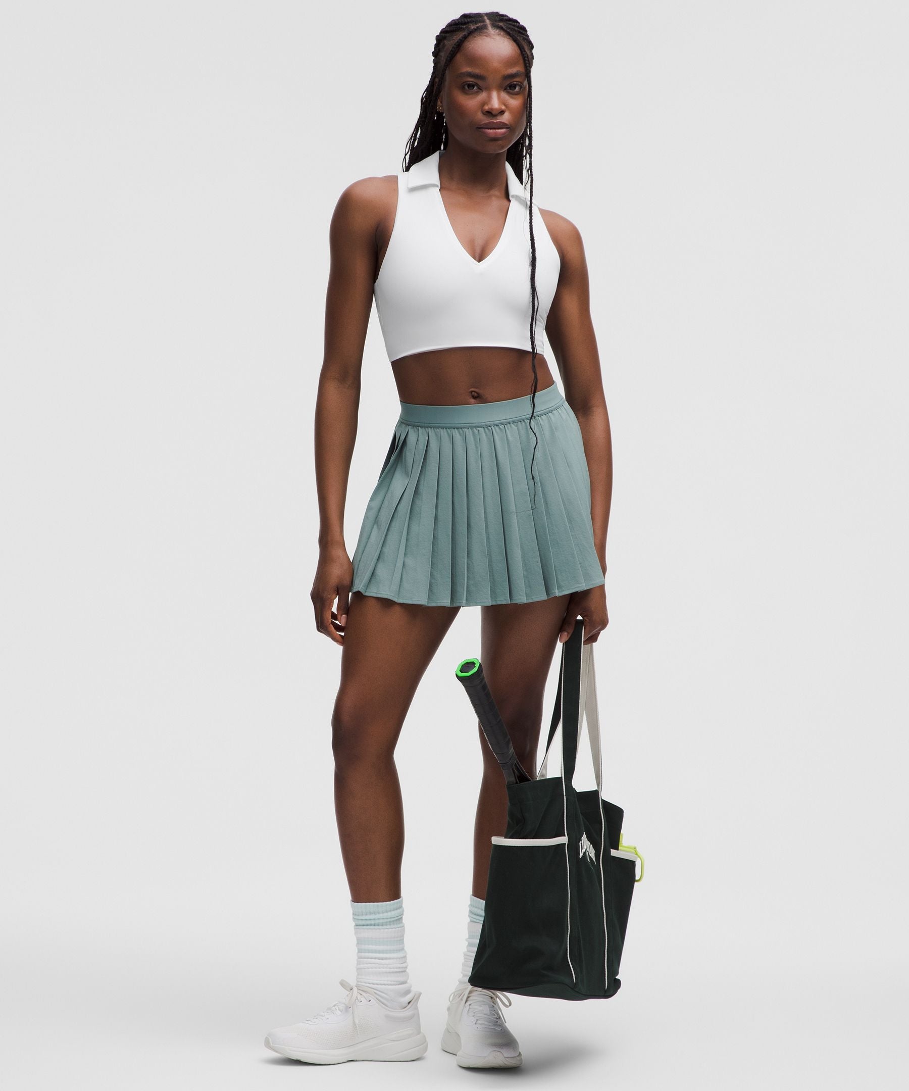 Collared Tennis Longline Bra *Medium Support, B/C Cup