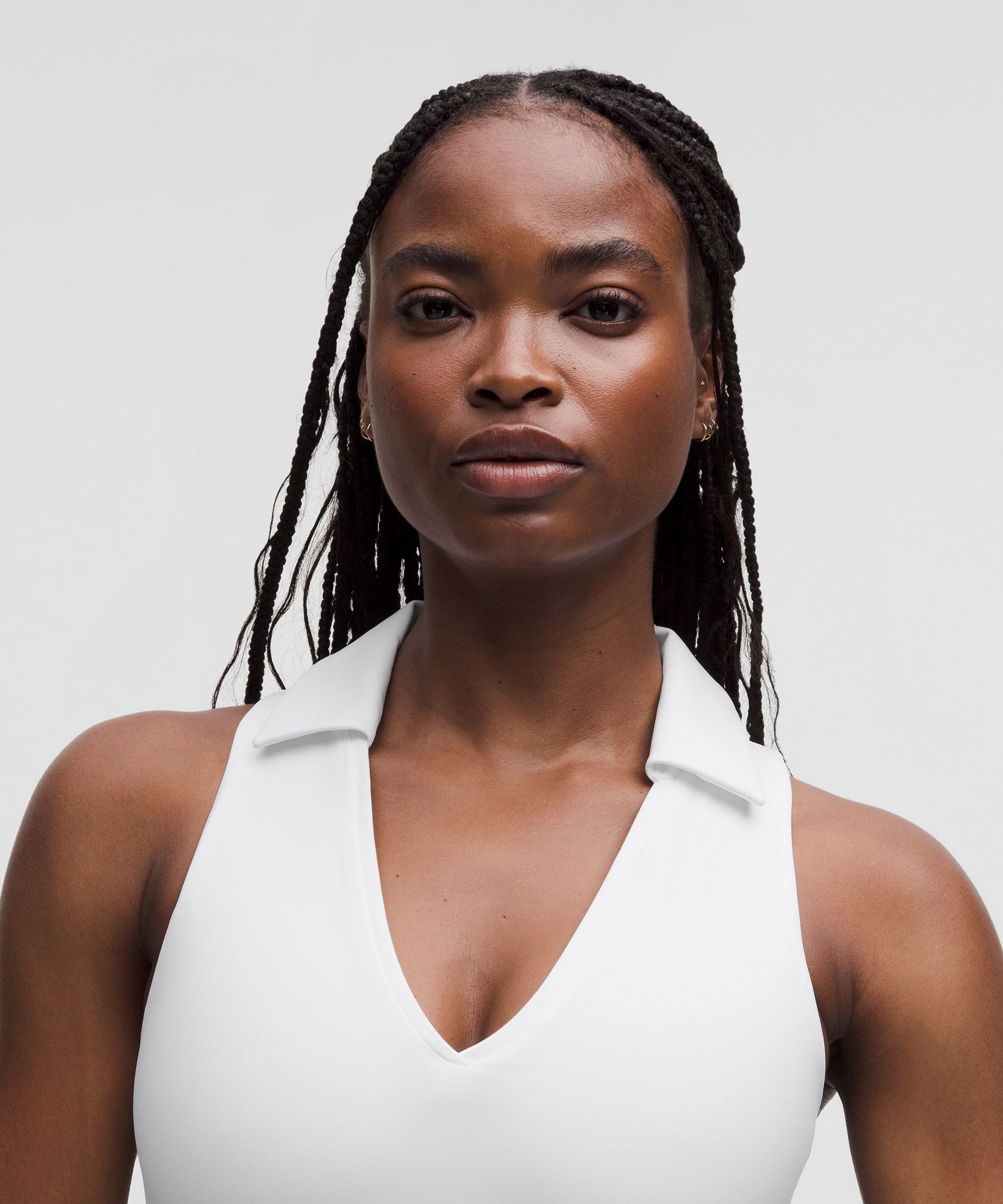 Collared Tennis Longline Bra *Medium Support, B/C Cup