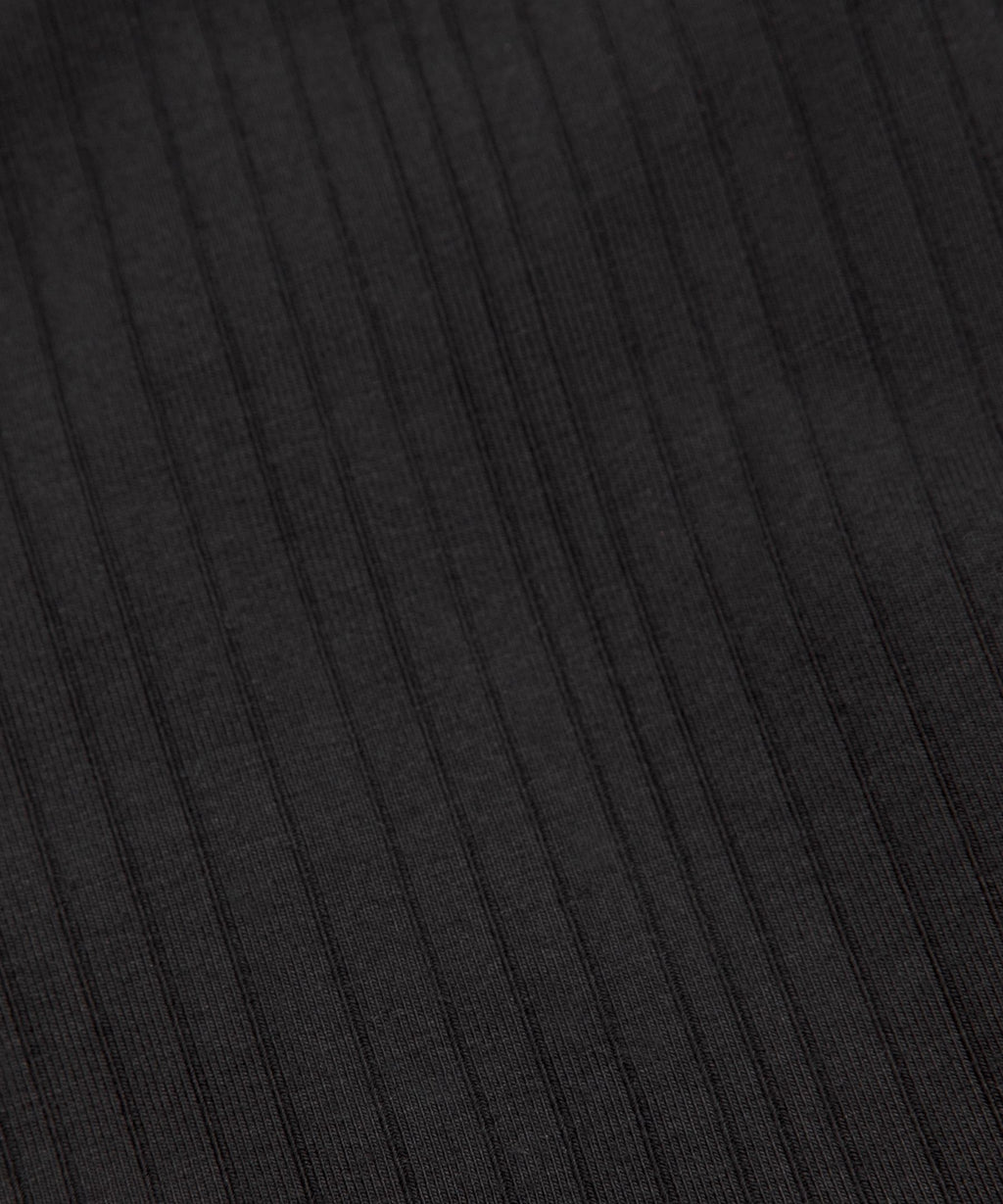 Stretch Cotton Ribbed Logo Racerback Bralette *A–C Cups