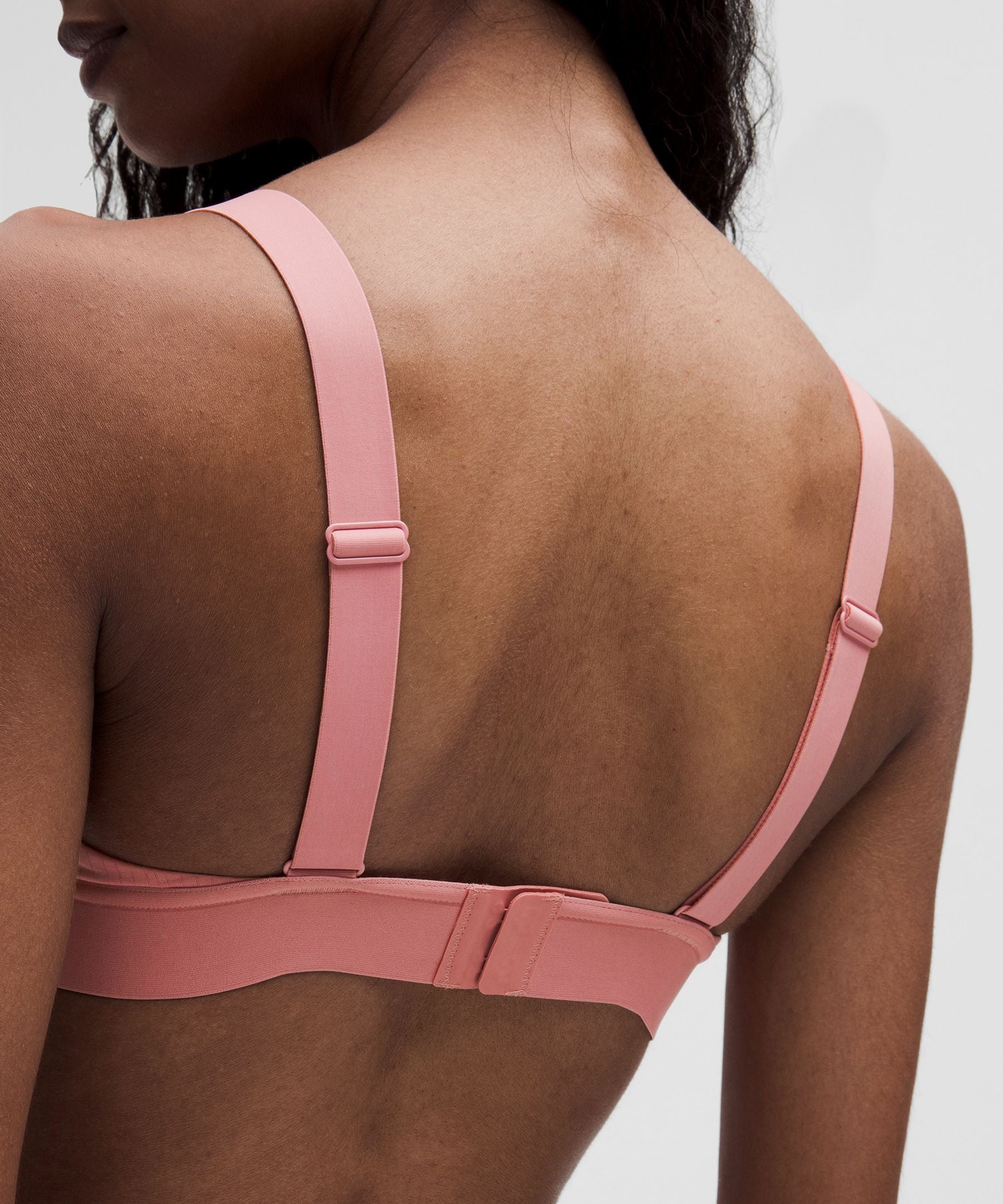 Stretch Cotton Ribbed Logo Bralette *B/C Cup