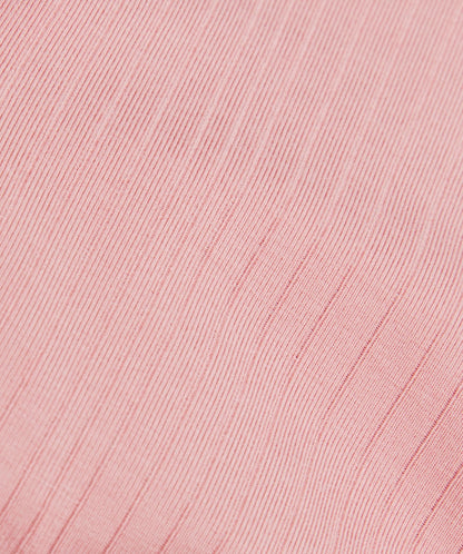 Stretch Cotton Ribbed Logo Bralette *B/C Cup