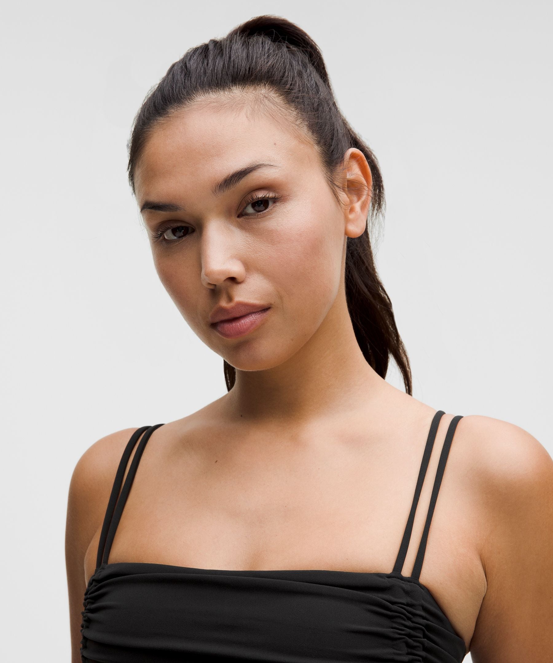 Ruched Yoga Bra Shimmer *Light Support, A/B Cup