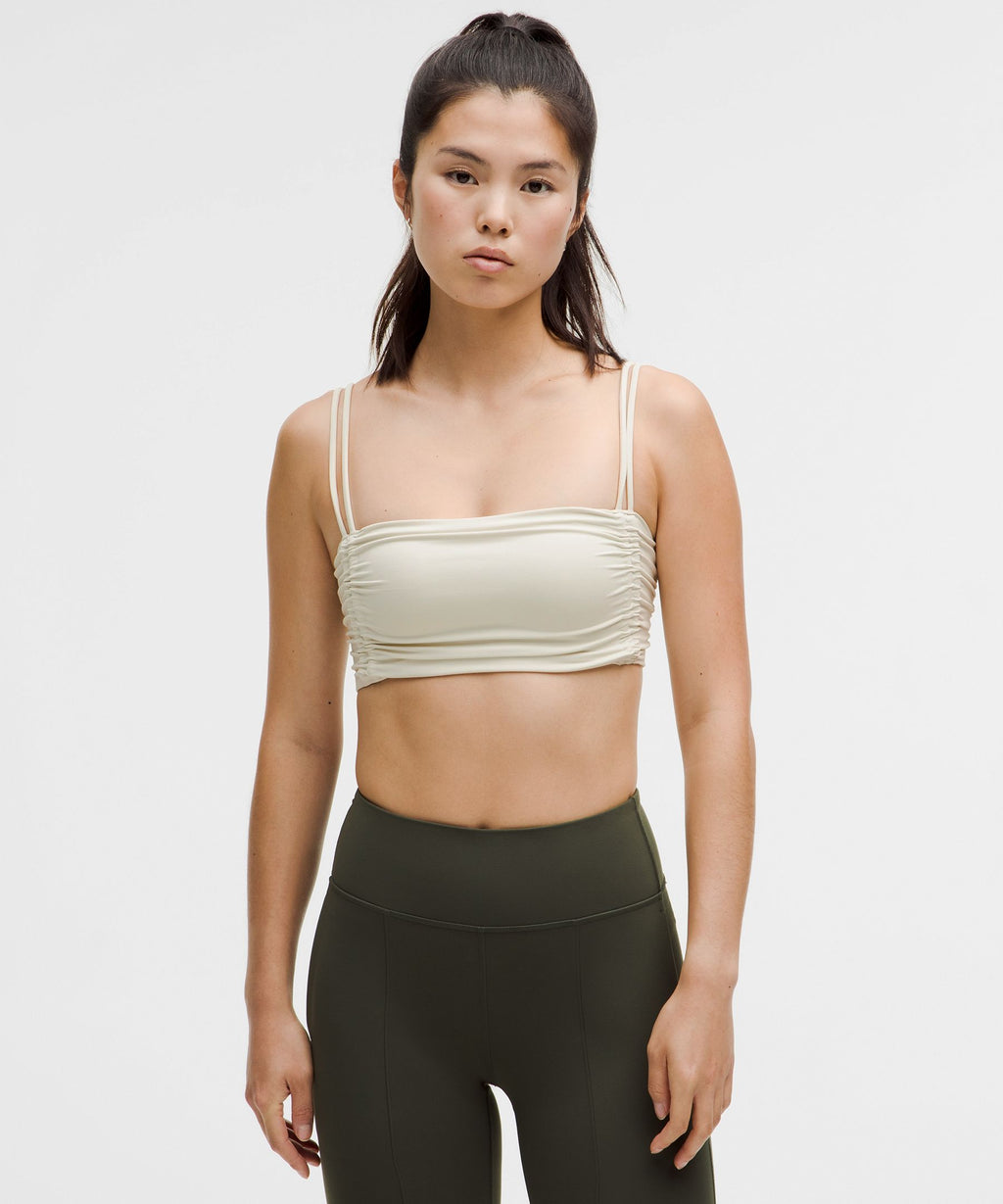 Ruched Yoga Bra Shimmer *Light Support, A/B Cup