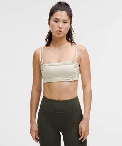 Ruched Yoga Bra Shimmer *Light Support, A/B Cup