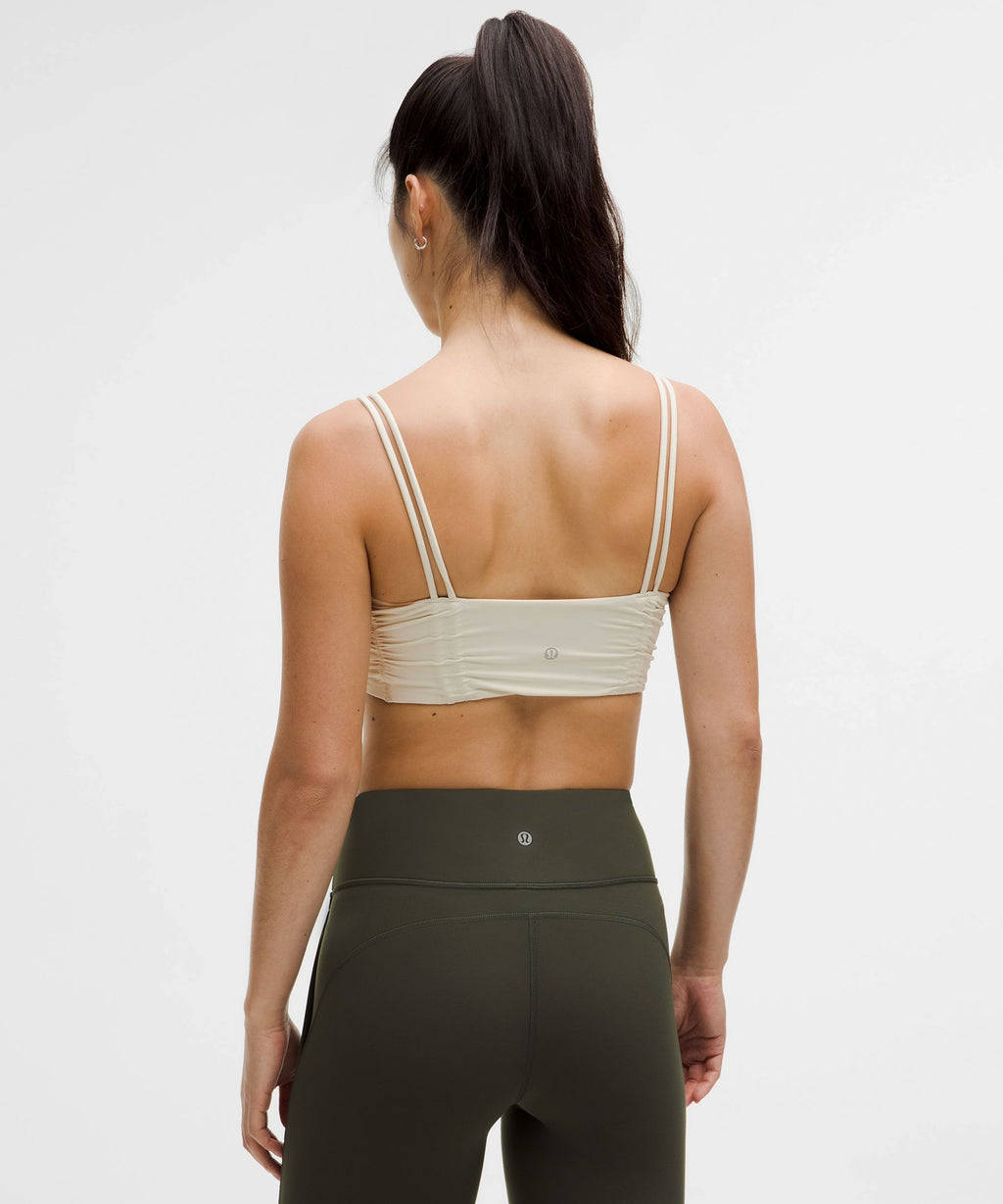 Ruched Yoga Bra Shimmer *Light Support, A/B Cup