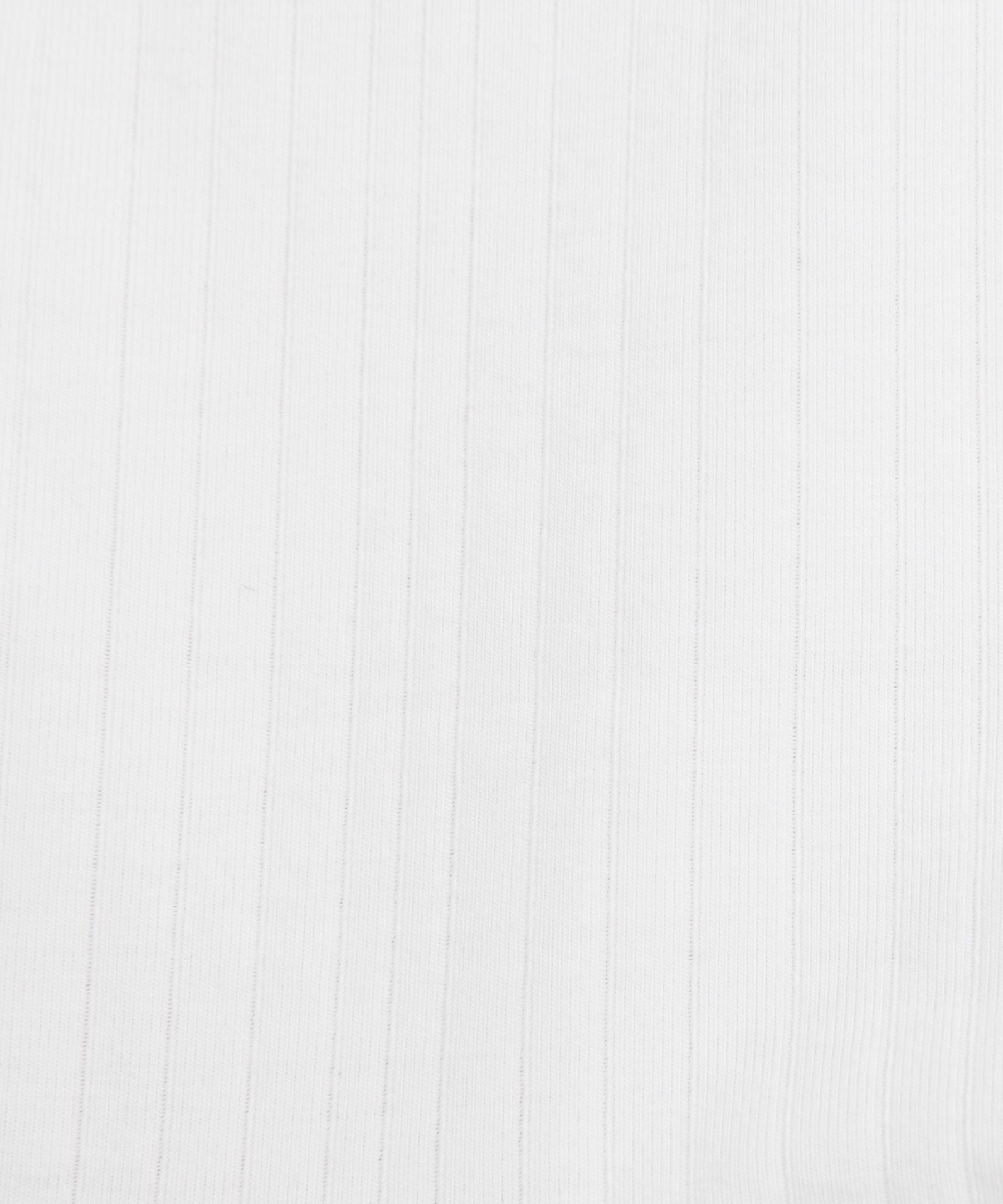 Stretch Cotton Ribbed Logo Racerback Bralette *A–C Cups