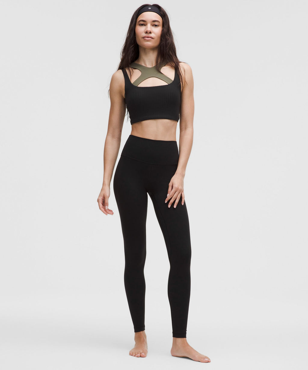 Bend This Ribbed Scoop and Square Bra *Light Support, A-C Cups