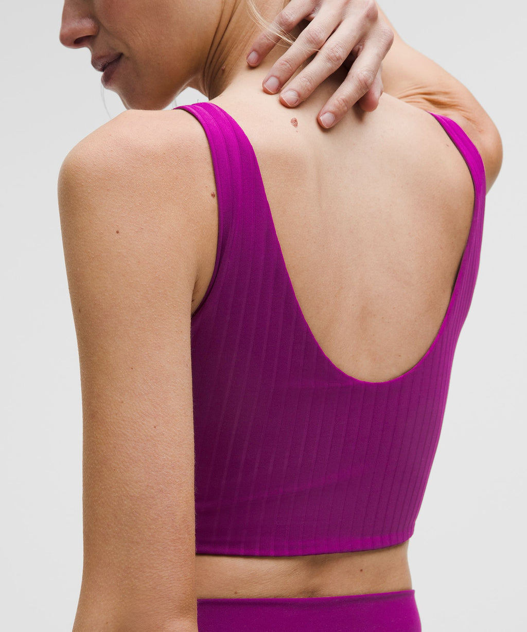 Bend This Ribbed Scoop and Square Bra *Light Support, A-C Cups