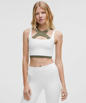 Bend This Ribbed Scoop and Square Bra *Light Support, A-C Cups