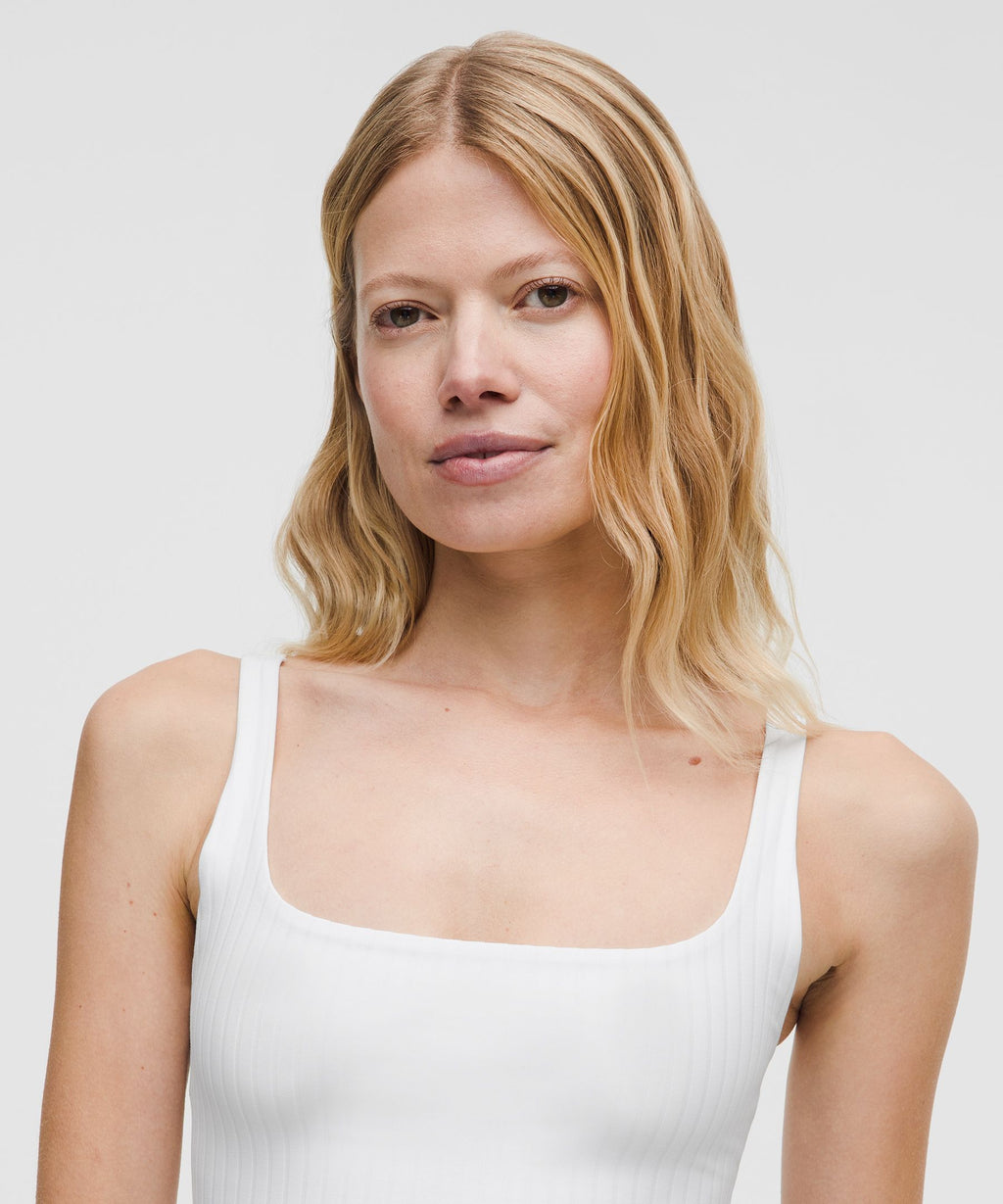 Bend This Ribbed Scoop and Square Bra *Light Support, A-C Cups