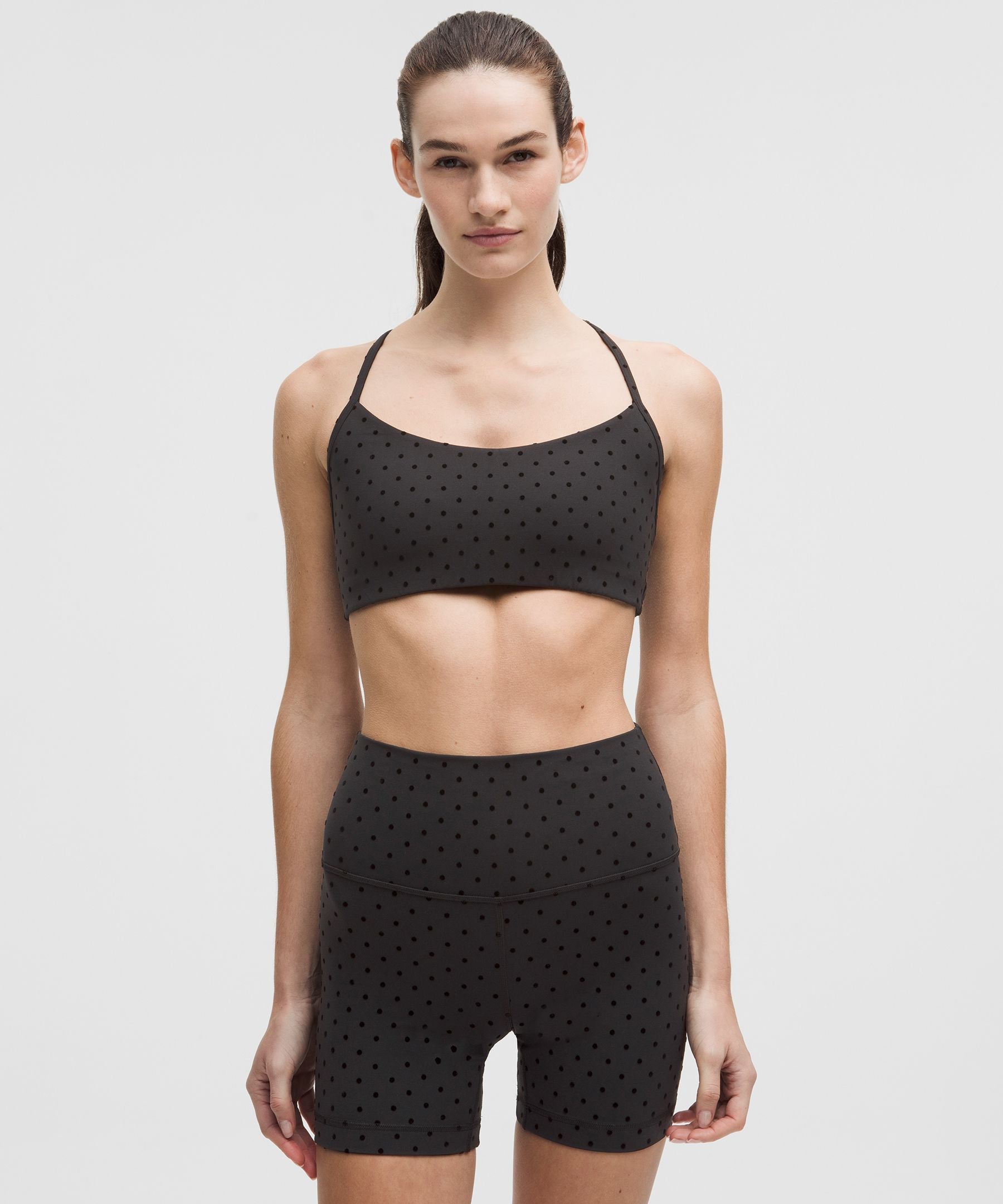 Flow Y Bra Light Support, A/B Cup Evolve *Flocked
