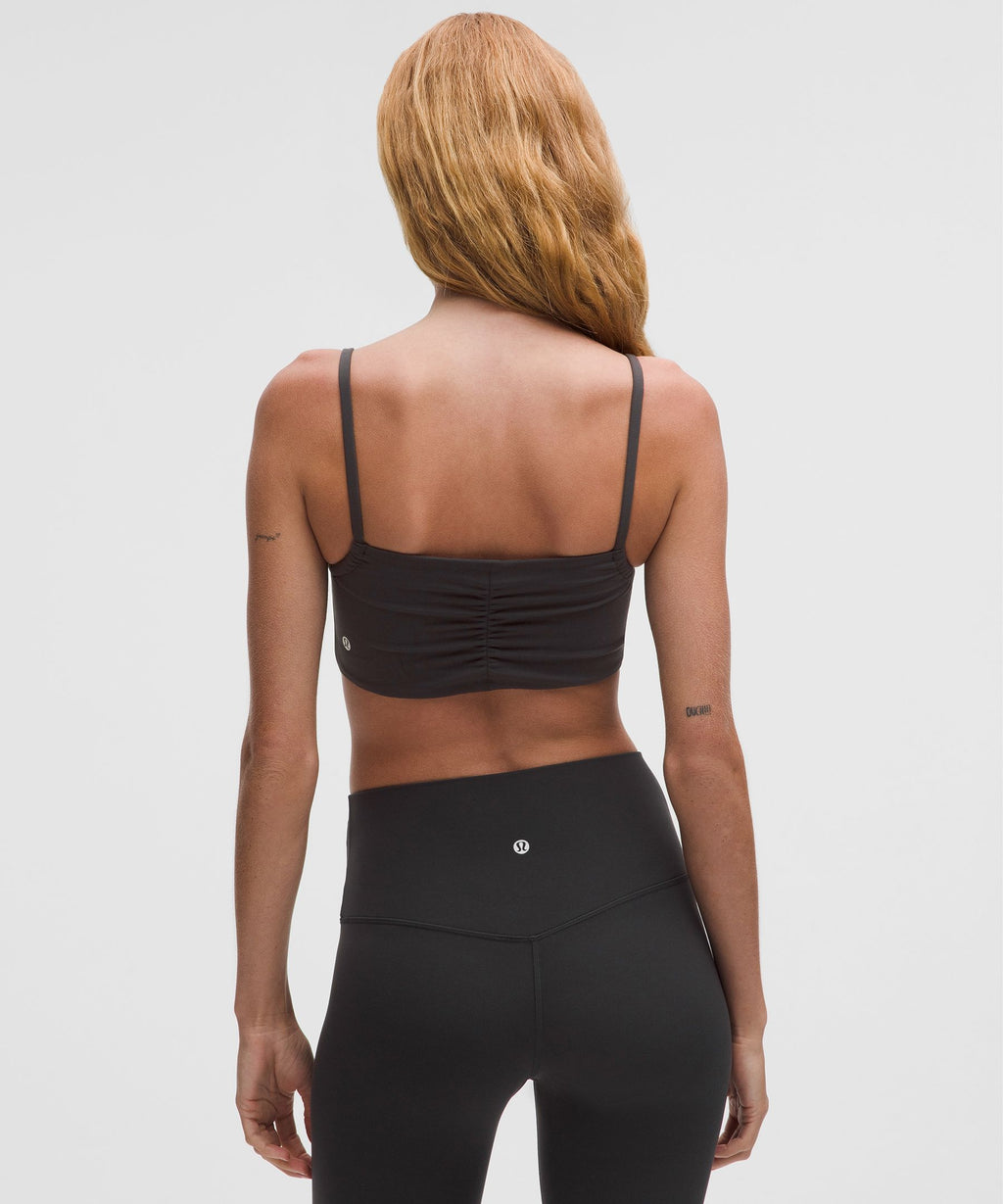 Nulu Ruched Spaghetti-Strap Bra *Light Support, A–C Cups