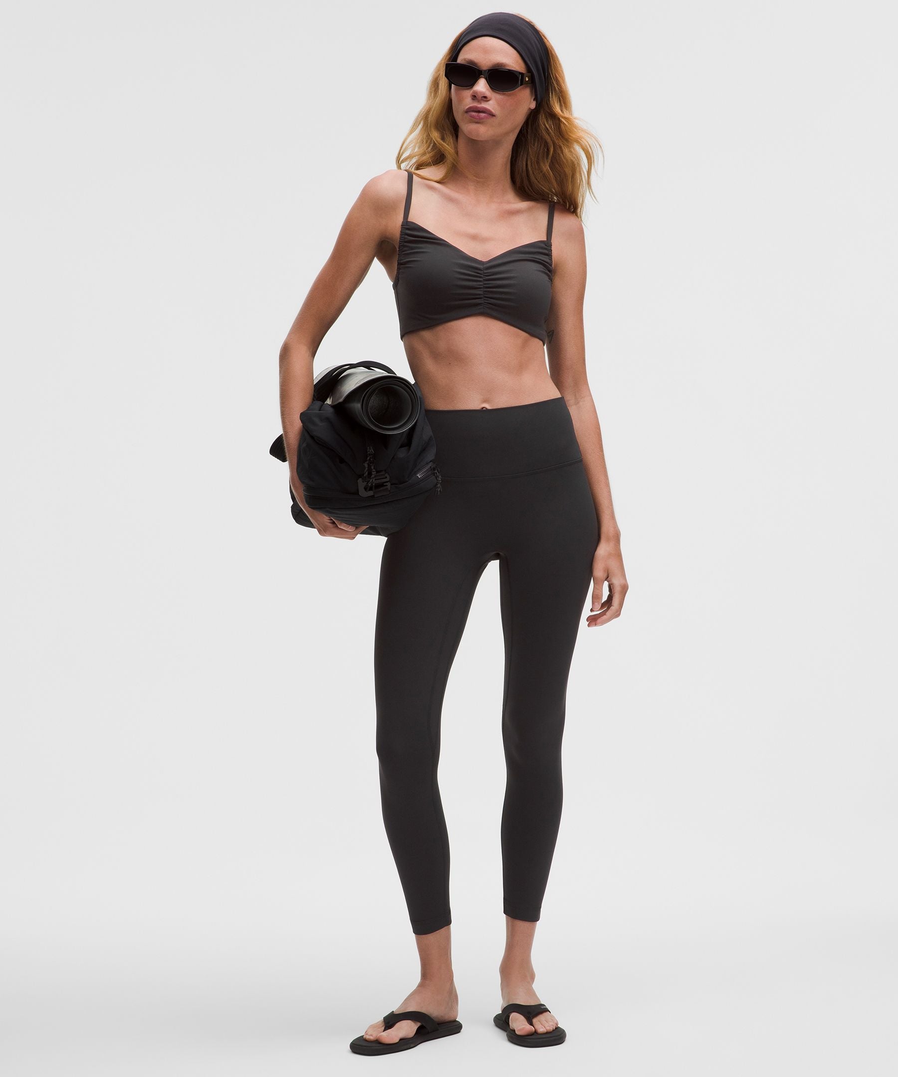 Nulu Ruched Spaghetti-Strap Bra *Light Support, A–C Cups