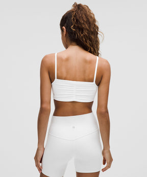 Nulu Ruched Spaghetti-Strap Bra *Light Support, A–C Cups