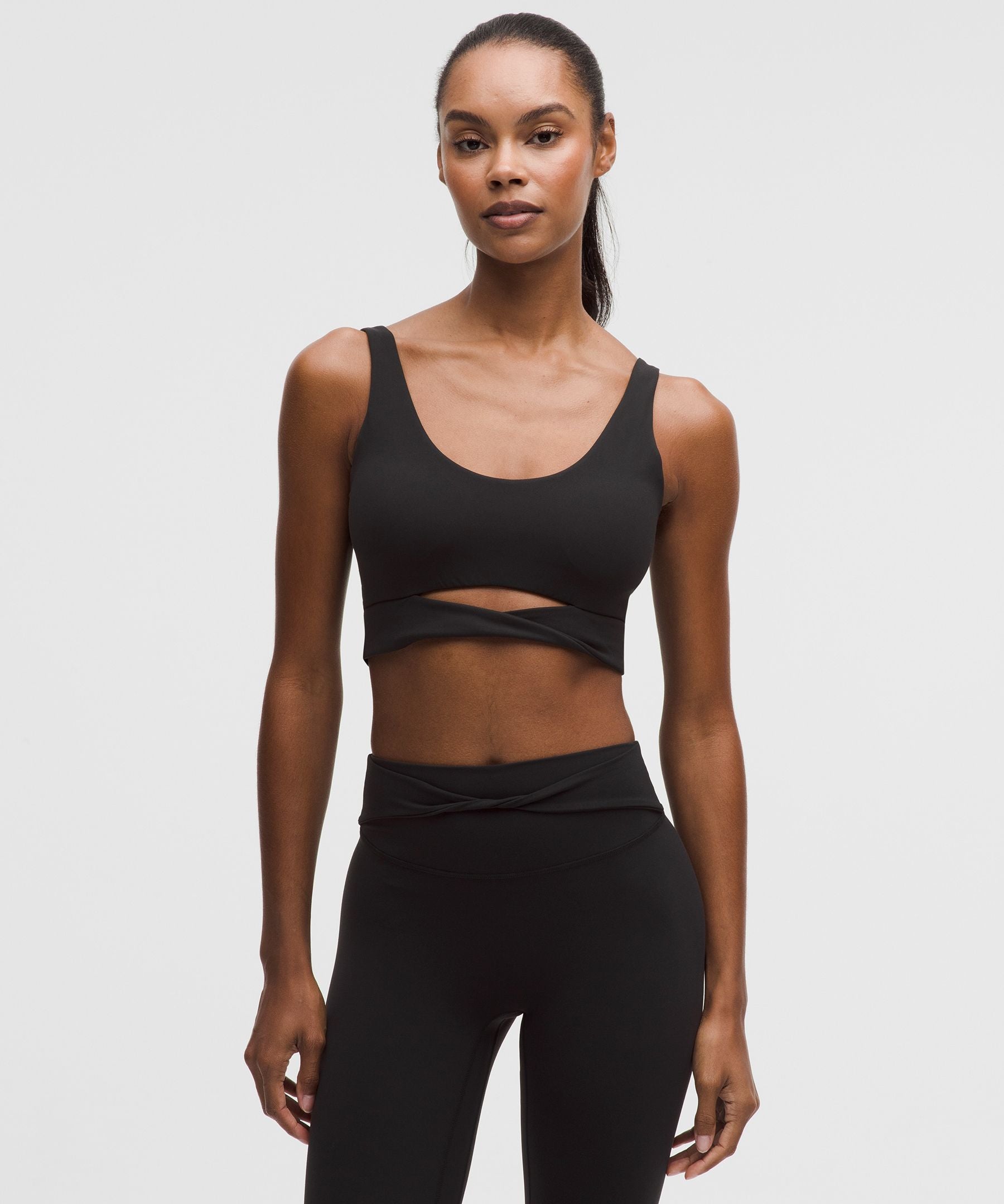 Nulu Twist-Front Scoop-Neck Bra *Light Support, B/C Cup