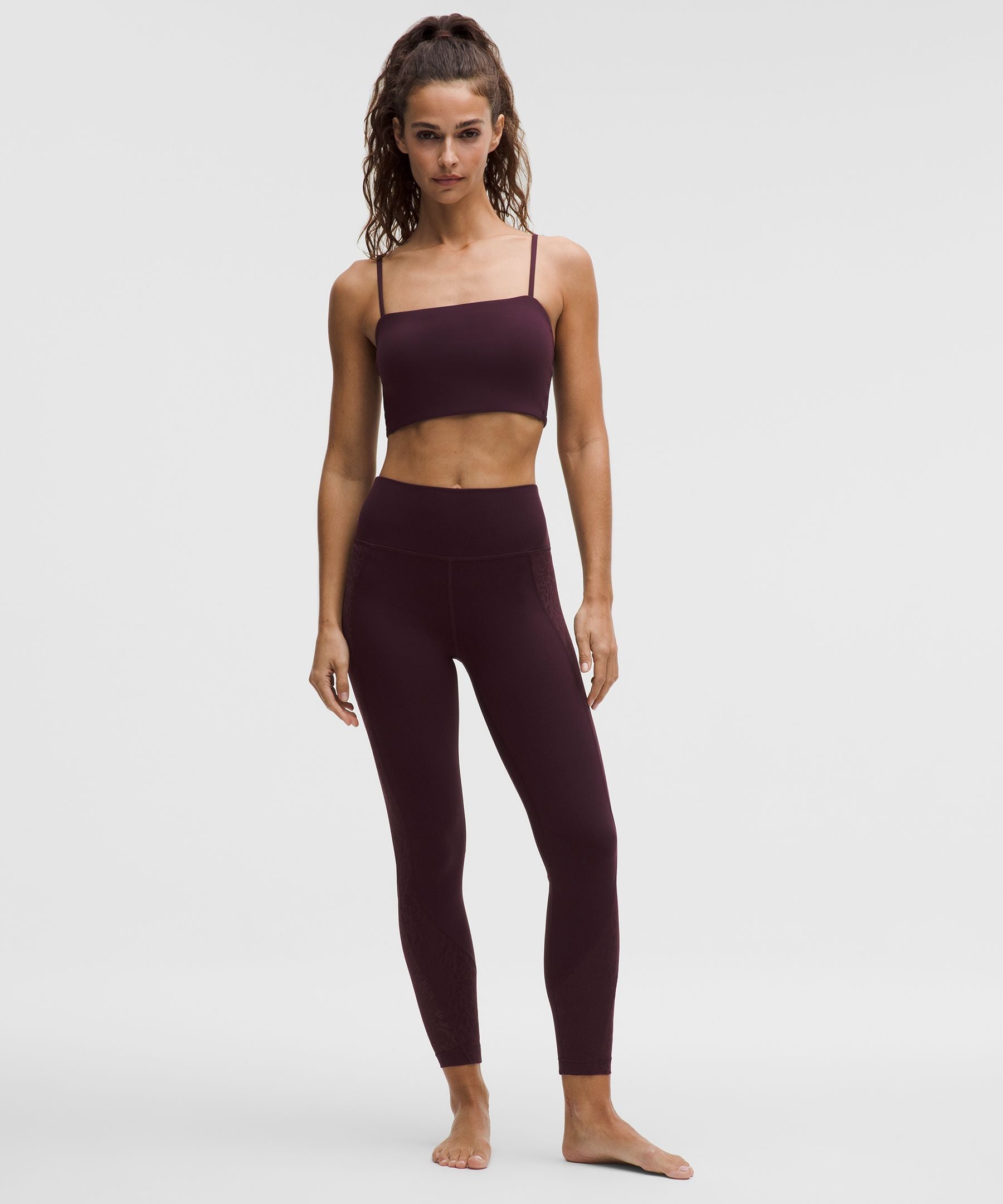 Nulu Paisley Lace-Back Yoga Bra *Light Support, B/C Cup