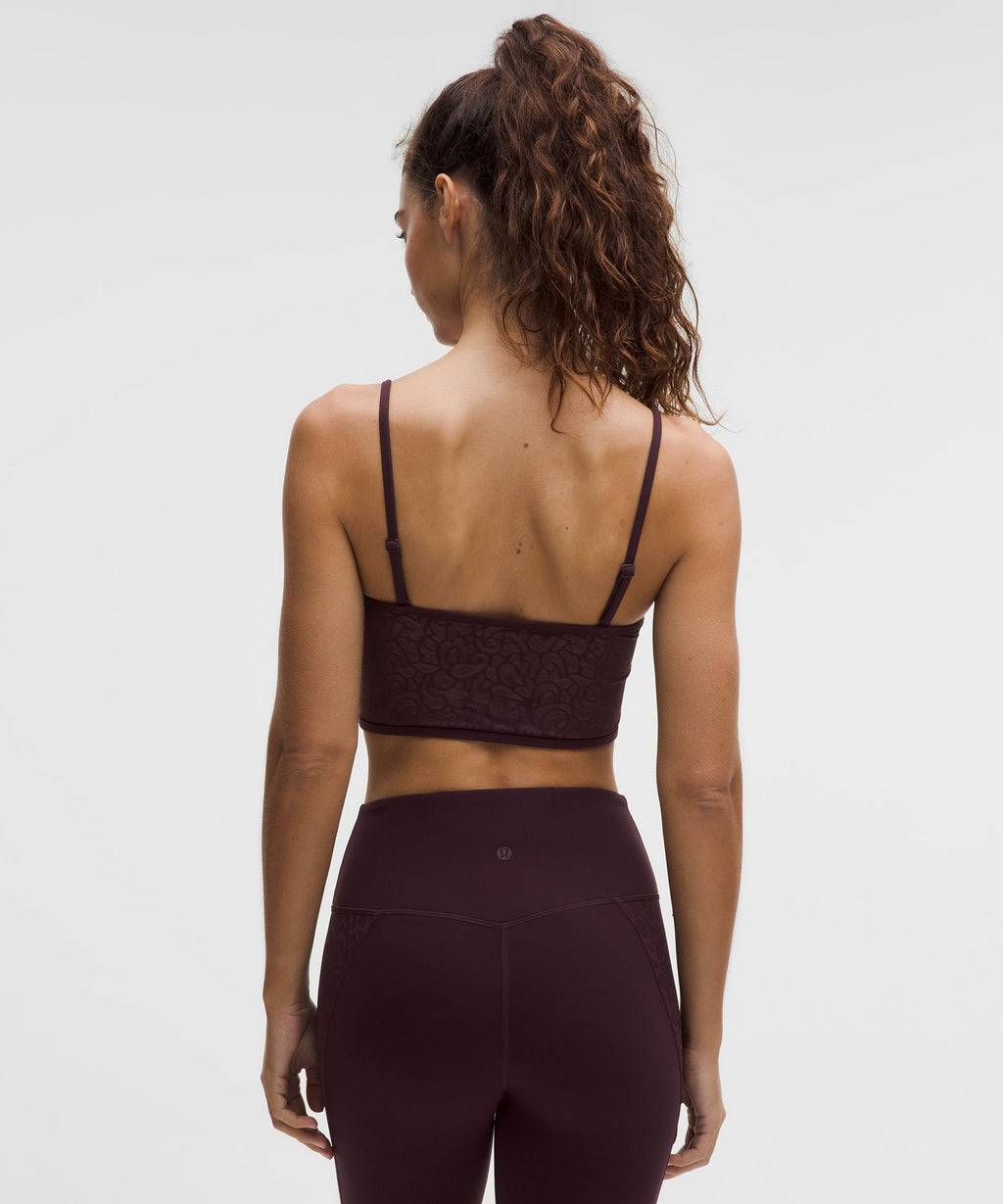Nulu Paisley Lace-Back Yoga Bra *Light Support, B/C Cup