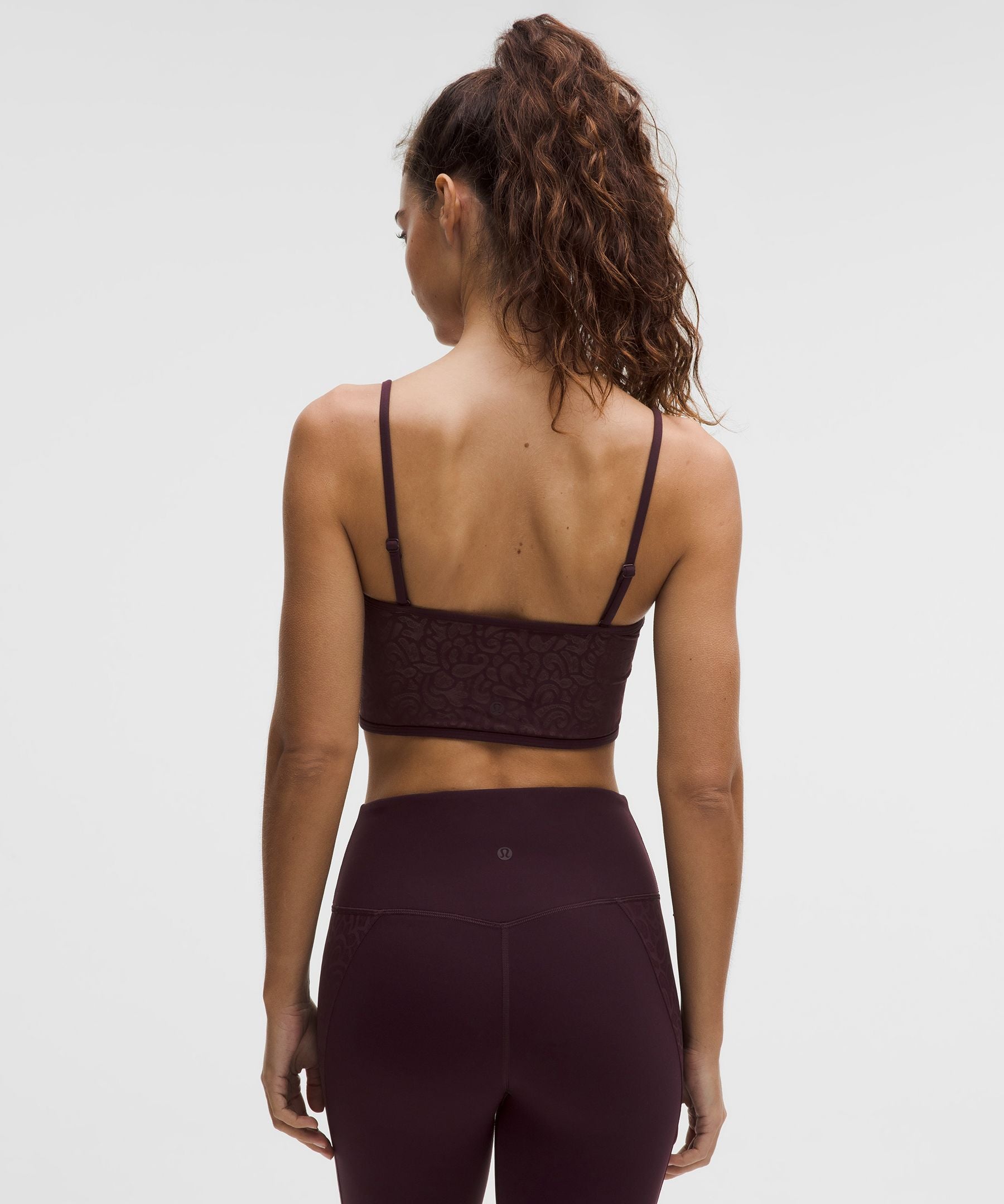 Nulu Paisley Lace-Back Yoga Bra *Light Support, B/C Cup