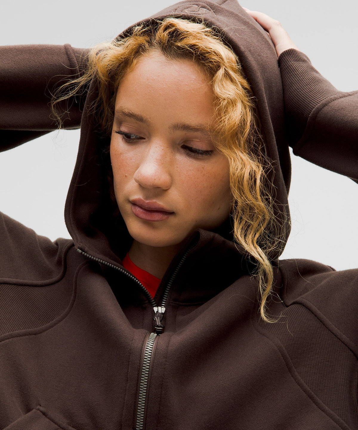Scuba Oversized Half-Zip Hoodie