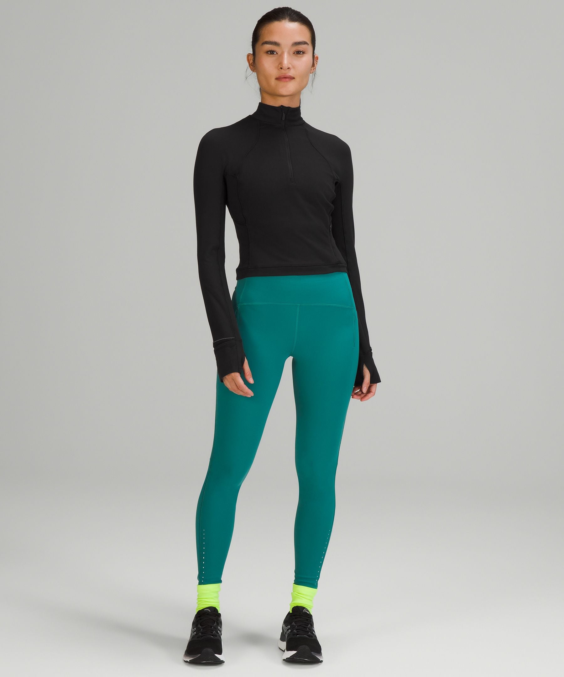 It's Rulu Cropped Half Zip