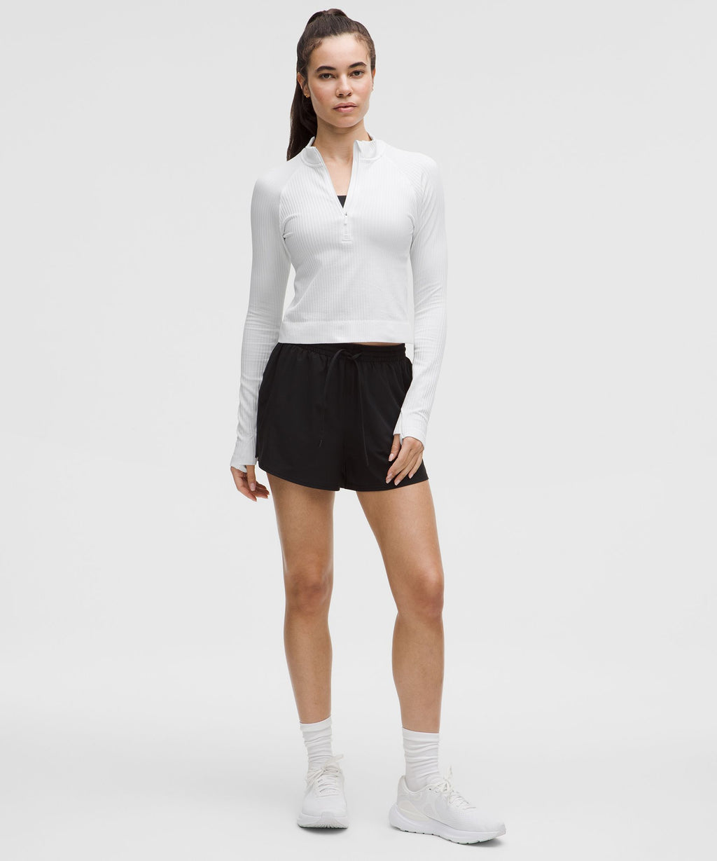 Rest Less Cropped Half Zip