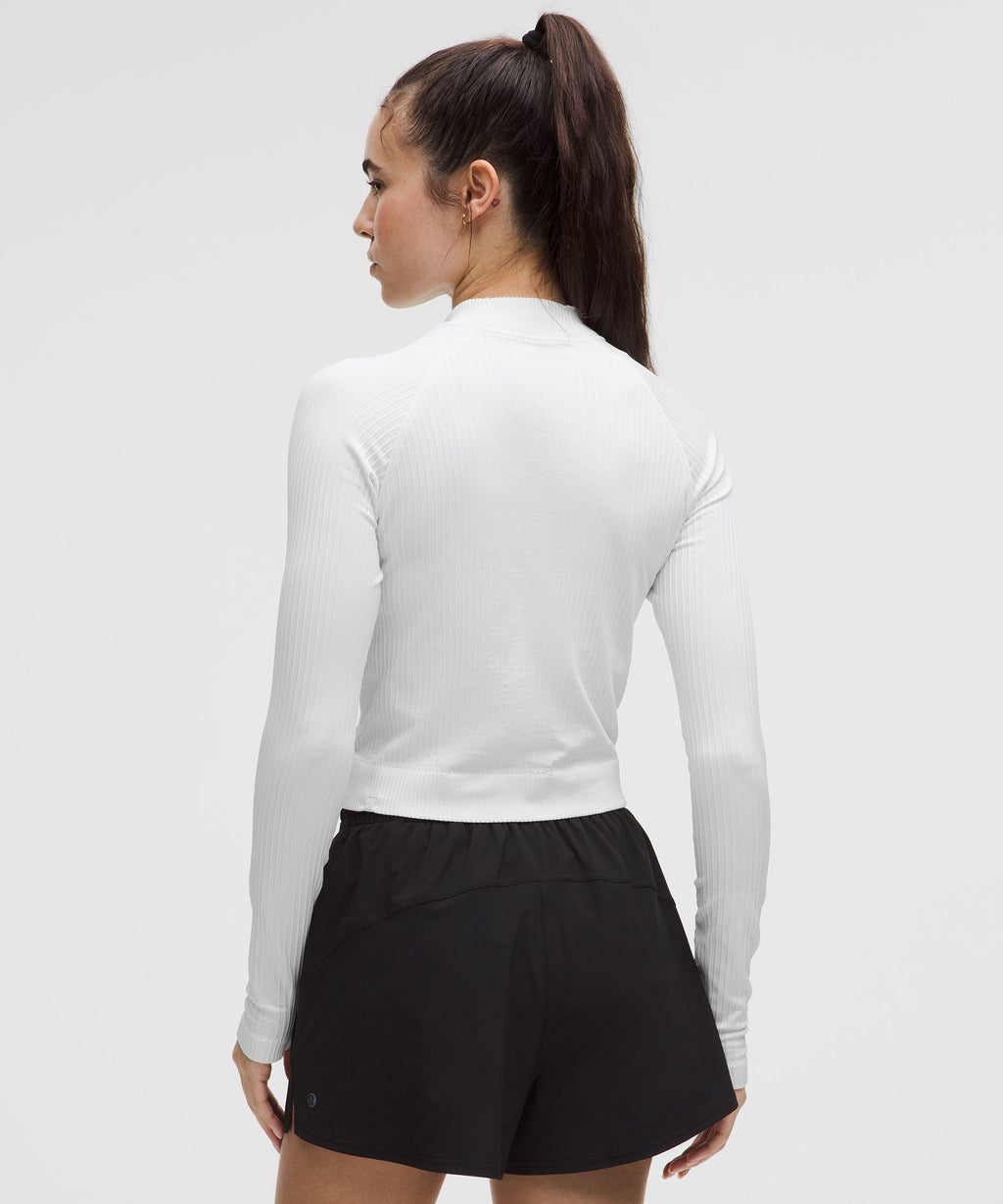 Rest Less Cropped Half Zip