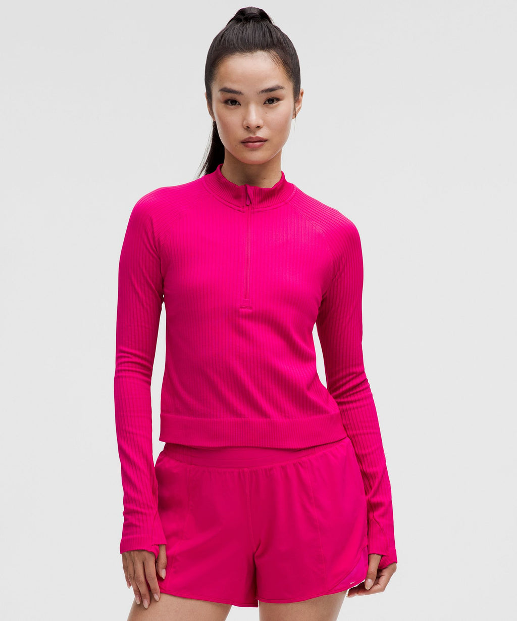 Rest Less Cropped Half Zip