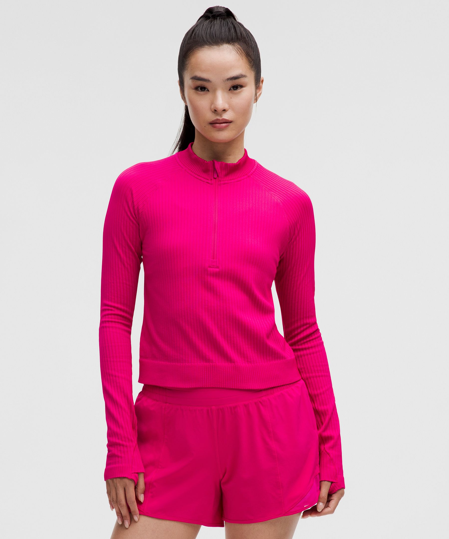 Rest Less Cropped Half Zip