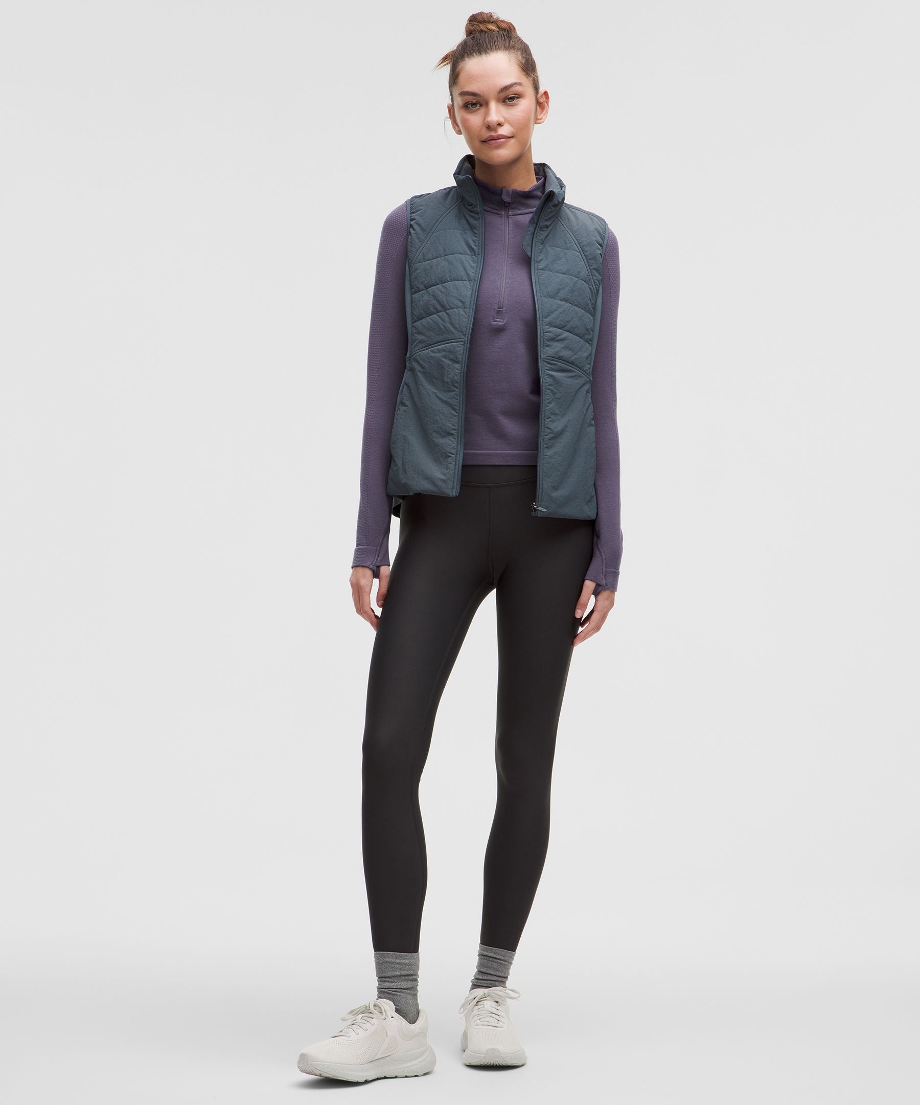 Merino Wool-Blend Base Layer Half Zip