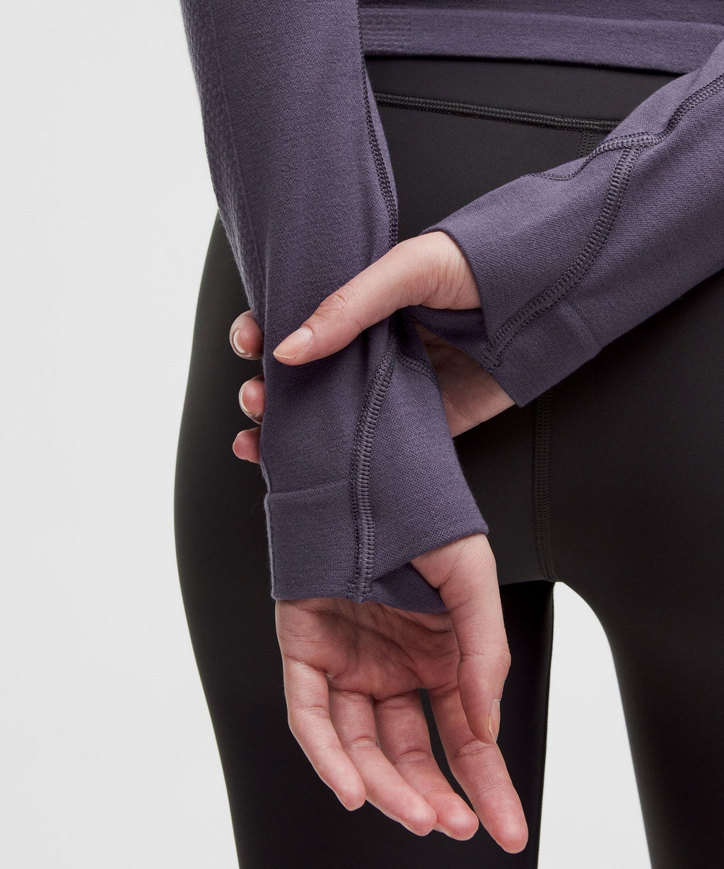 Merino Wool-Blend Base Layer Half Zip