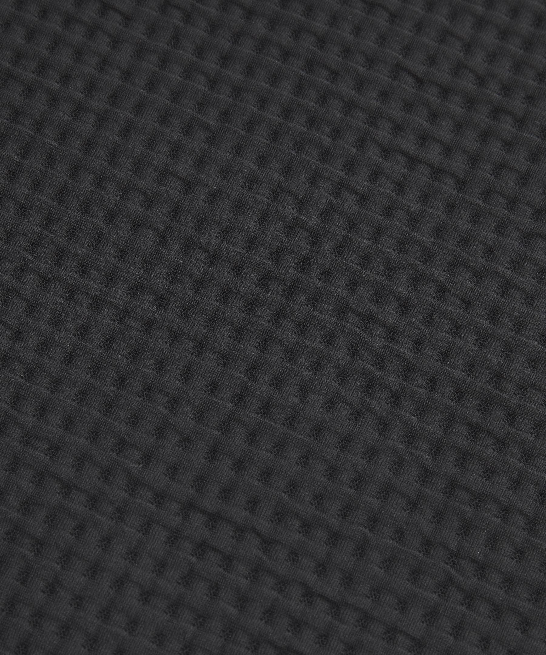 Waffle-Knit Funnel-Neck Long-Sleeve Shirt