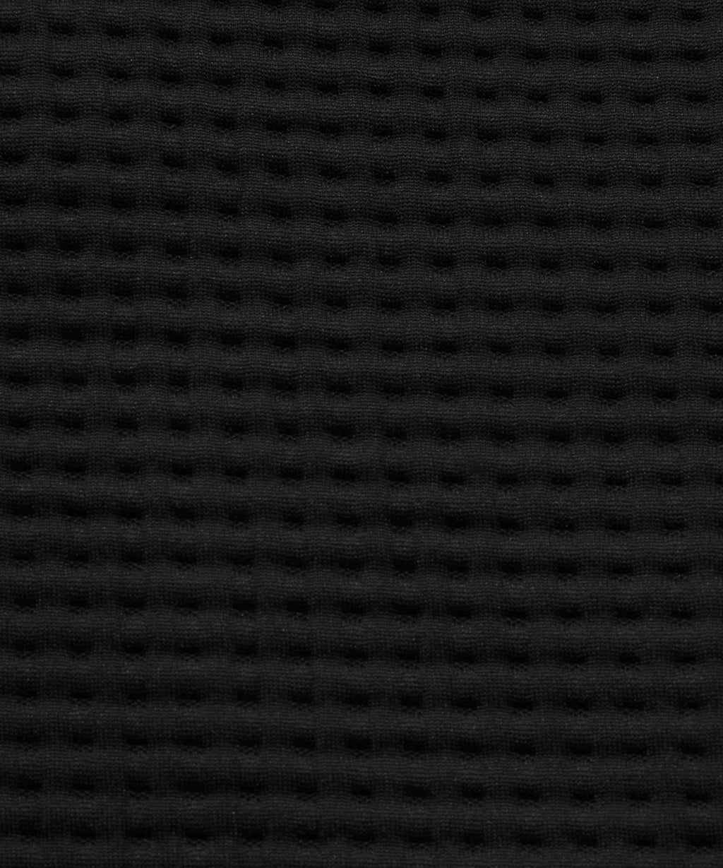 Waffle-Knit Half-Zip Long-Sleeve Shirt