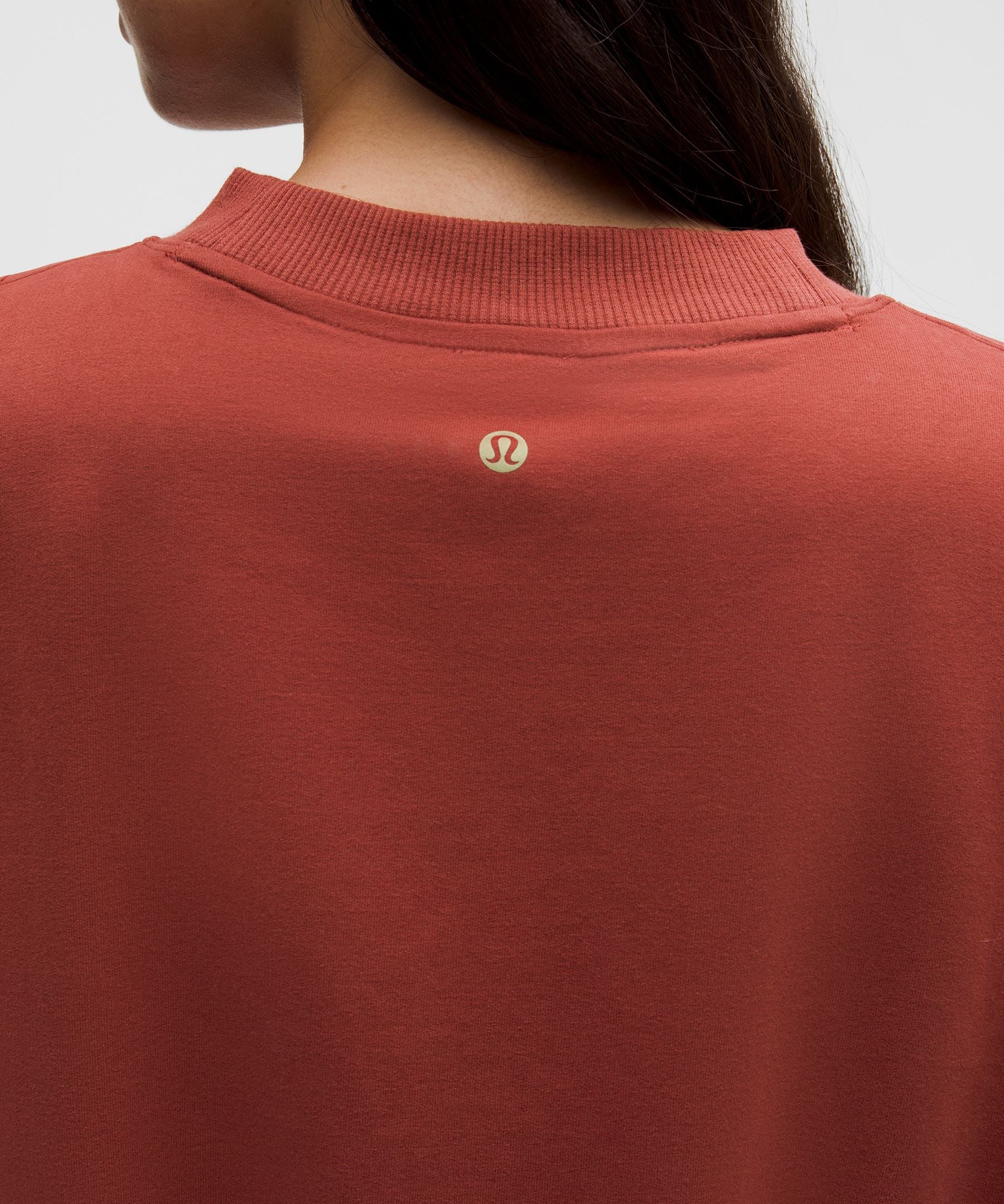 Lunar New Year Sueded Terry Front-Overlap Pullover