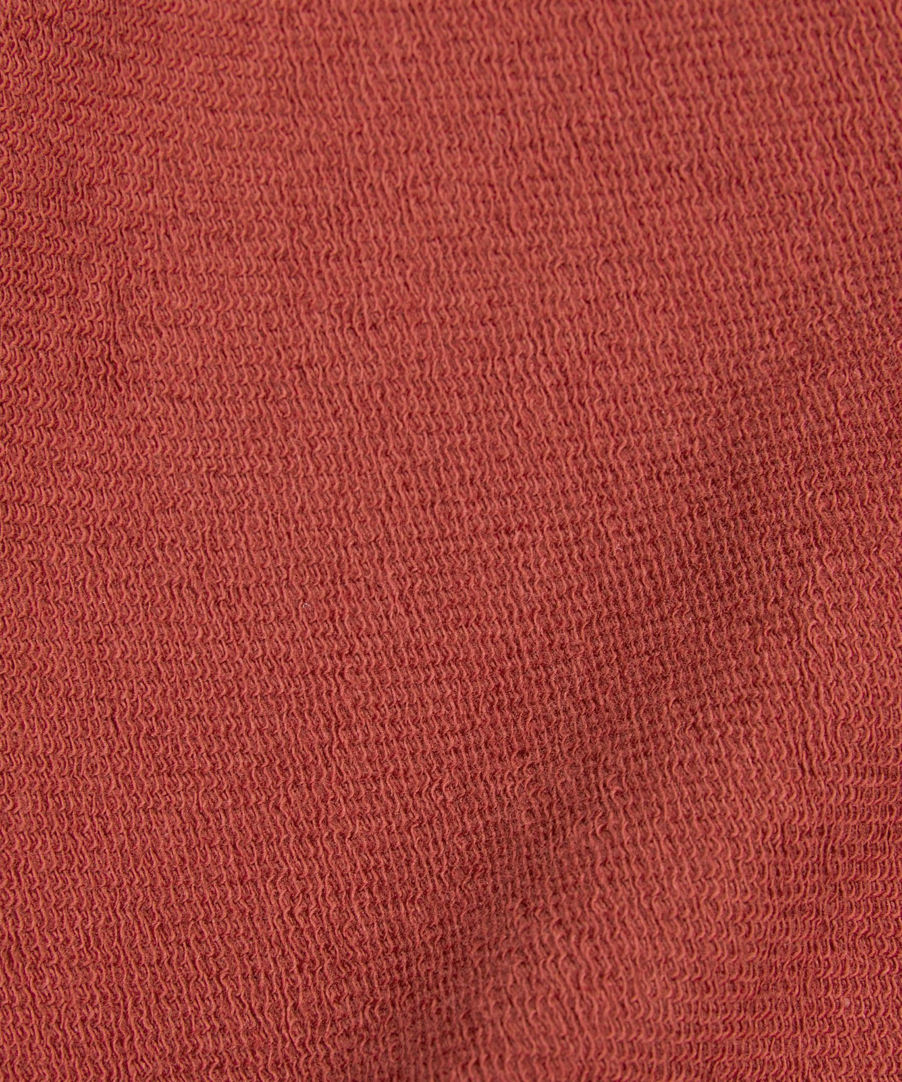 Lunar New Year Sueded Terry Front-Overlap Pullover