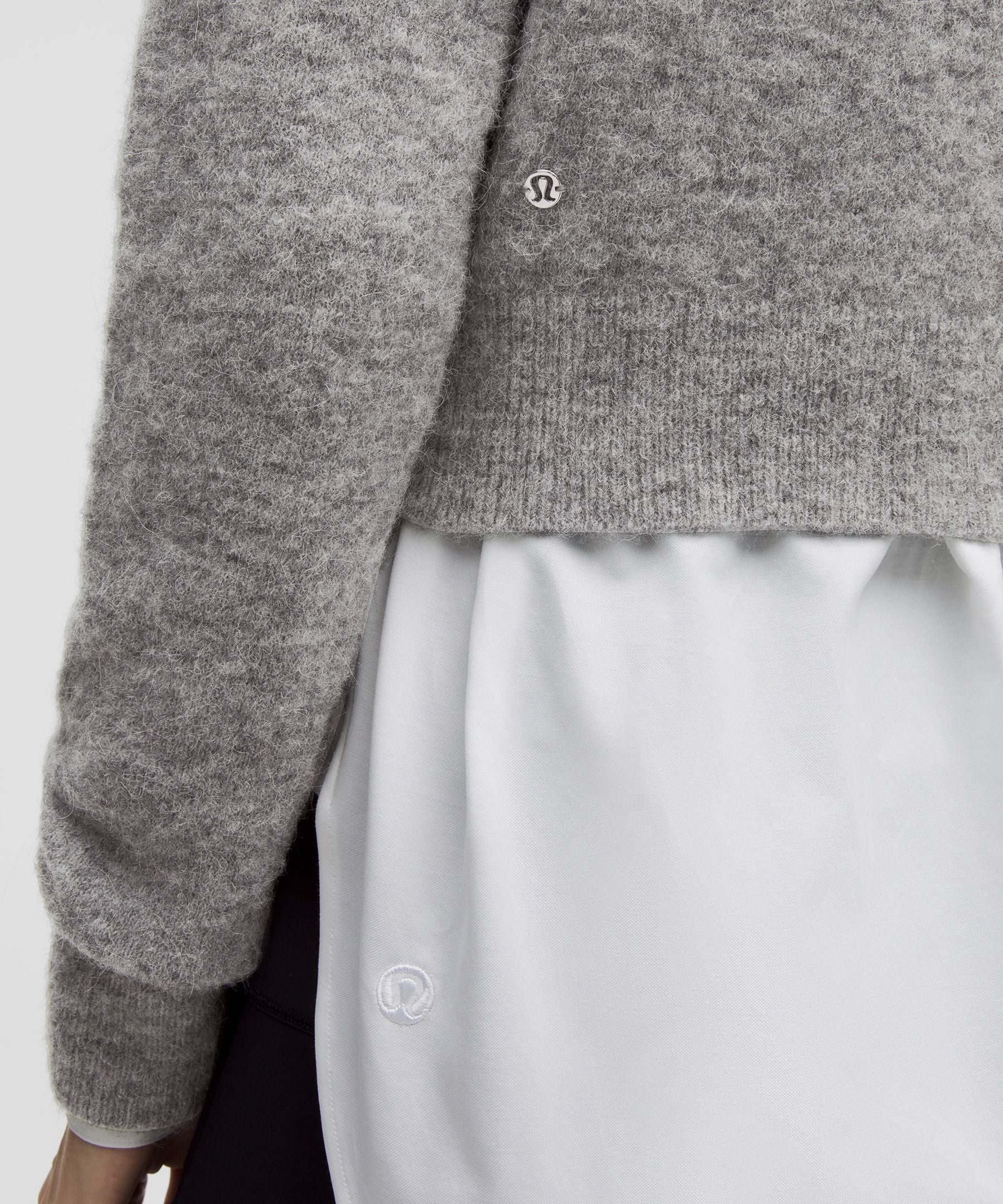 Alpaca Wool-Blend Cropped Sweater