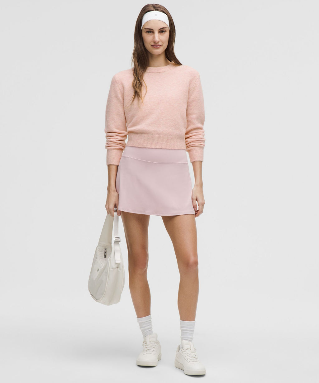 Alpaca Wool-Blend Cropped Sweater