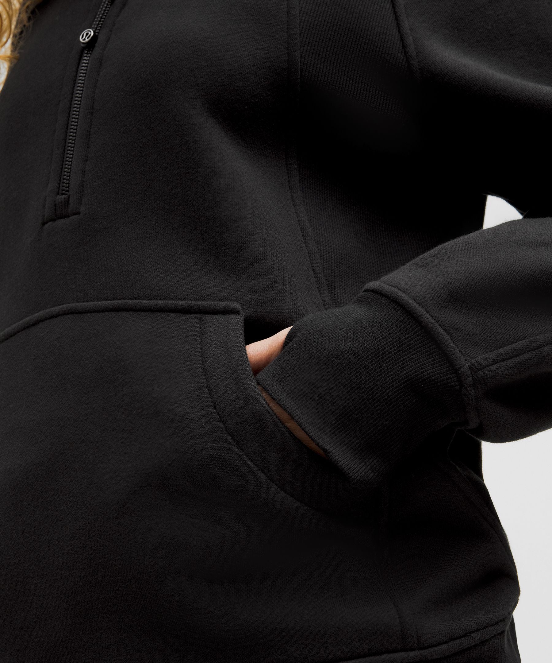 Scuba Oversized Funnel-Neck Half Zip *Long