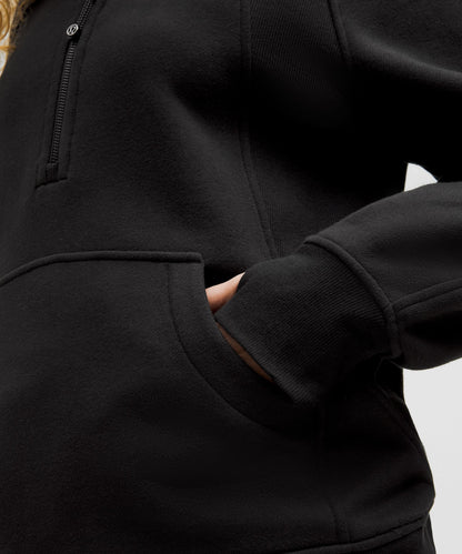 Scuba Oversized Funnel-Neck Half Zip *Long