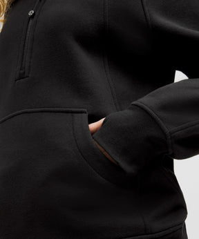 Scuba Oversized Funnel-Neck Half Zip *Long